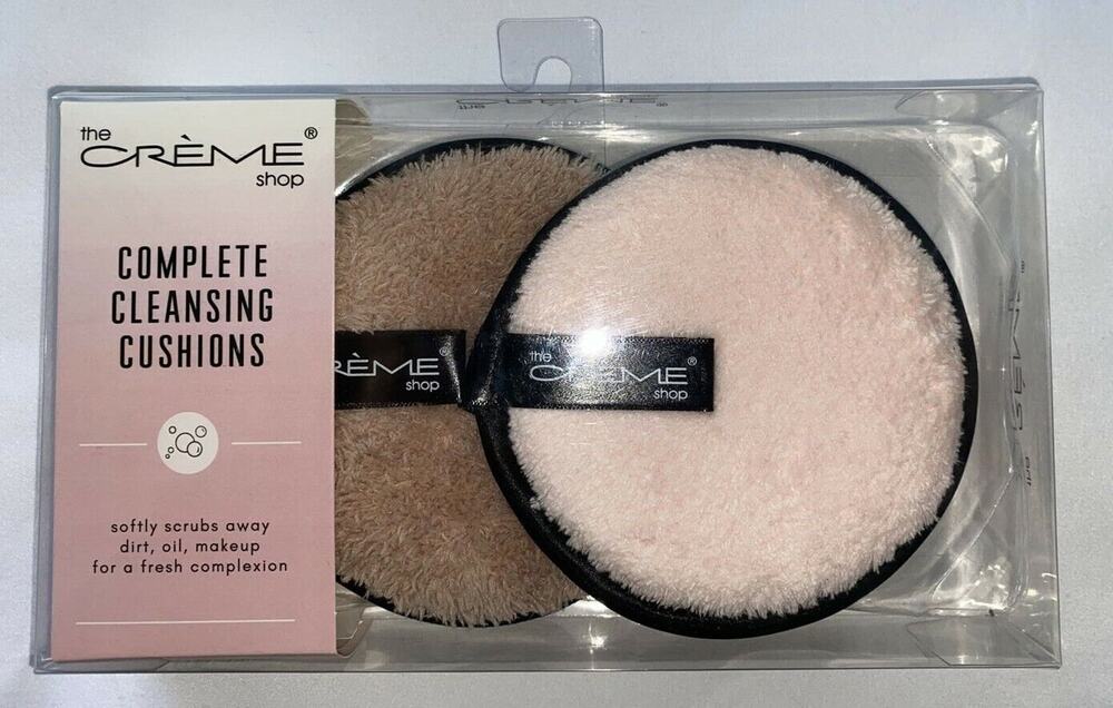 The Crème Shop Complete Cleansing Cushions Microfiber Cruelty-Free